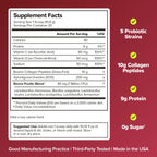 URO Probiotic + Collagen Powder – Vaginal, Skin & Gut Health – 20 Servings