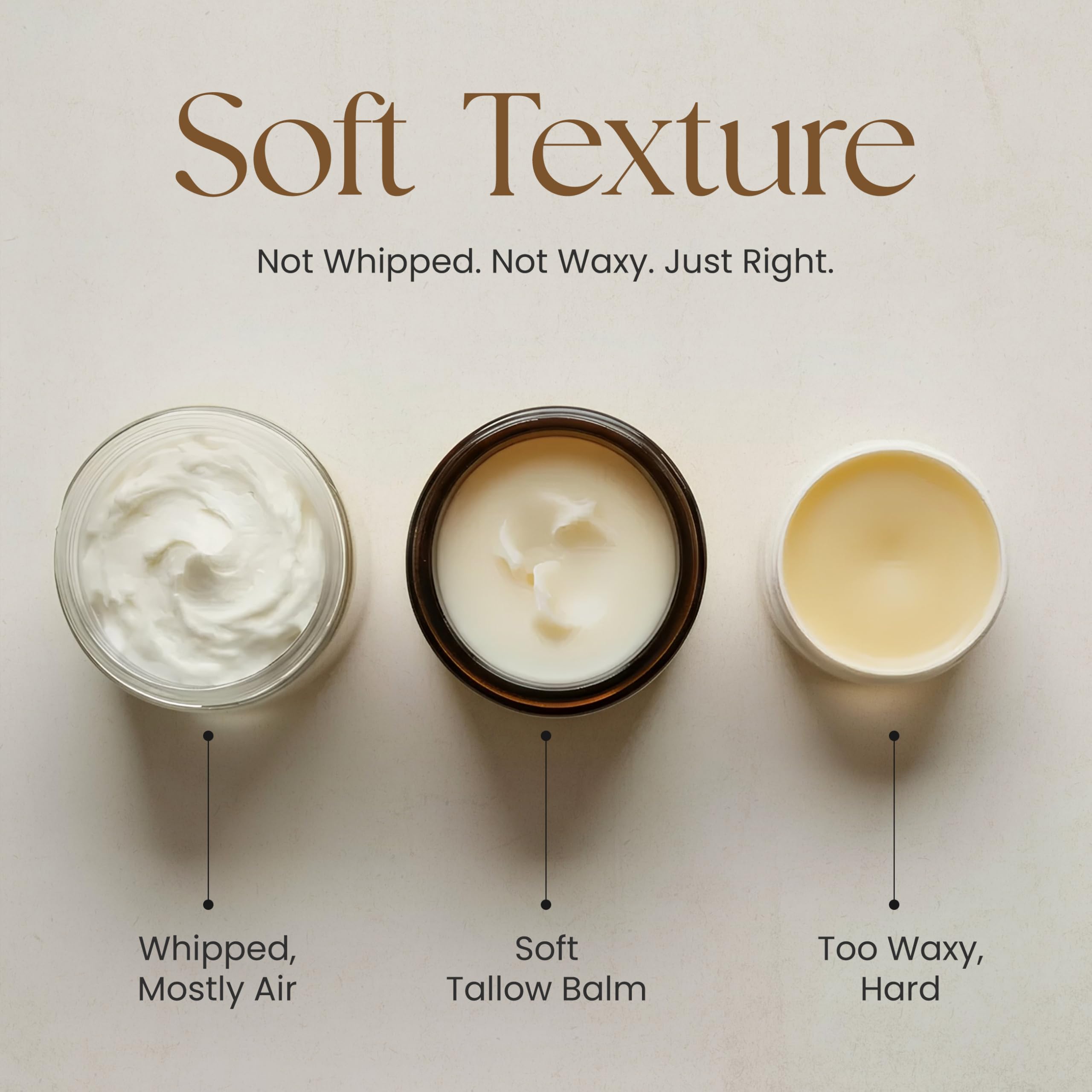 Beef Tallow for Skin - Tallow and Honey Balm For Face - Gift Ready - Tallow Face Moisturizer - Beef Tallow Moisturizer - Tallow Balm - Grass Fed Beef Tallow For Skin - Tallow Face Cream Lotion