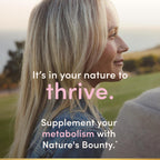 Nature's Bounty Optimal Solutions Metabolism Booster Supplement, 60 Count