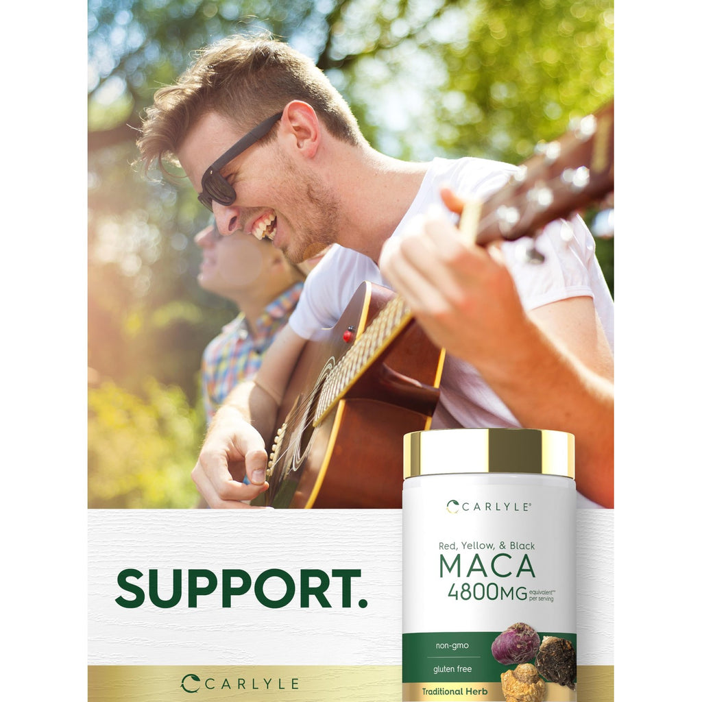 Carlyle Maca Root Capsules for Women & Men | 180 Count