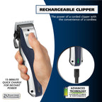 Wahl Lithium Ion Pro Rechargeable Cordless Hair Clippers for Home Haircuts | Cordless At Home Haircuts For Men, Women & Children, Smart Charge Technology For Convenient Haircutting – Model 79470