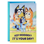 Hallmark Bluey Birthday Card for Kids (Musical with Light, Hip Hooray)