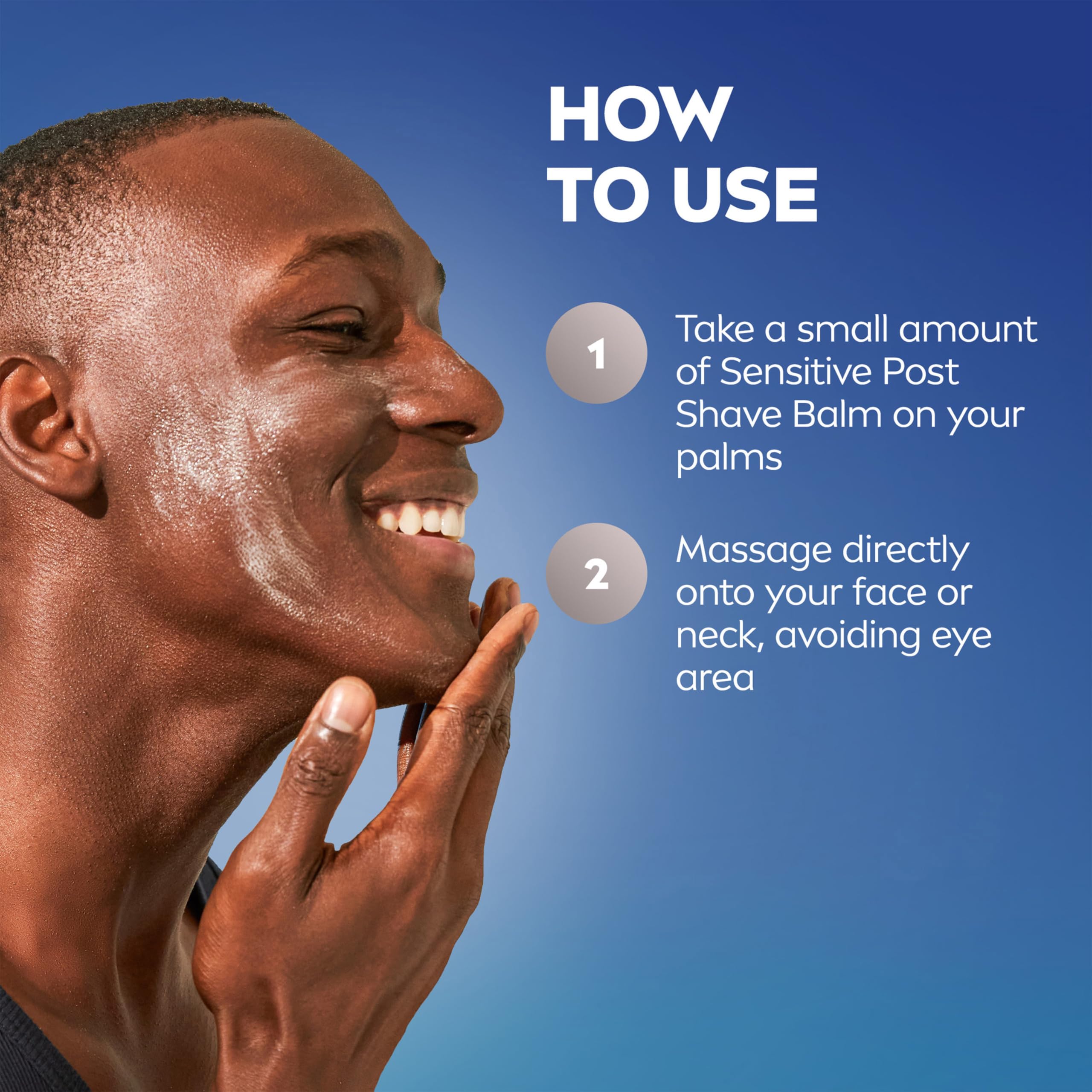 Buy now NIVEA MEN Sensitive Post Shave Balm, with VitaminPro Complex, Alcohol Free After Shave Balm for Men, 3.3 Fl Oz Bottle at indiglob india