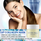 Lip Sleeping Mask (20g), Collagen Lip Mask Overnight, Lip Plumper with Hyaluronic Acid, Peptide Complex Lip Balm for Lip Wrinkle Repair and Plumping, Natural Hydration for Smooth Lips