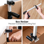 Box Resizer Tool with Scoring Wheel - Cardboard Box reducer to Customize Shipping Boxes - Box scorer Tool