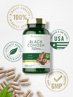 Carlyle Black Cohosh Capsules | 300 Count | Non-GMO, and Gluten Free Formula | Black Cohosh Root Extract Supplement