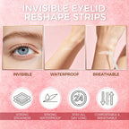 Eyelid Tape, Eyelid Lifter Strips, Eyelid Tape for Hooded Eyes Invisible, Waterproof Double Eyelid Tape, Suitable for Uneven or Monolids, Eye Lift Without Surgery - 480PCS