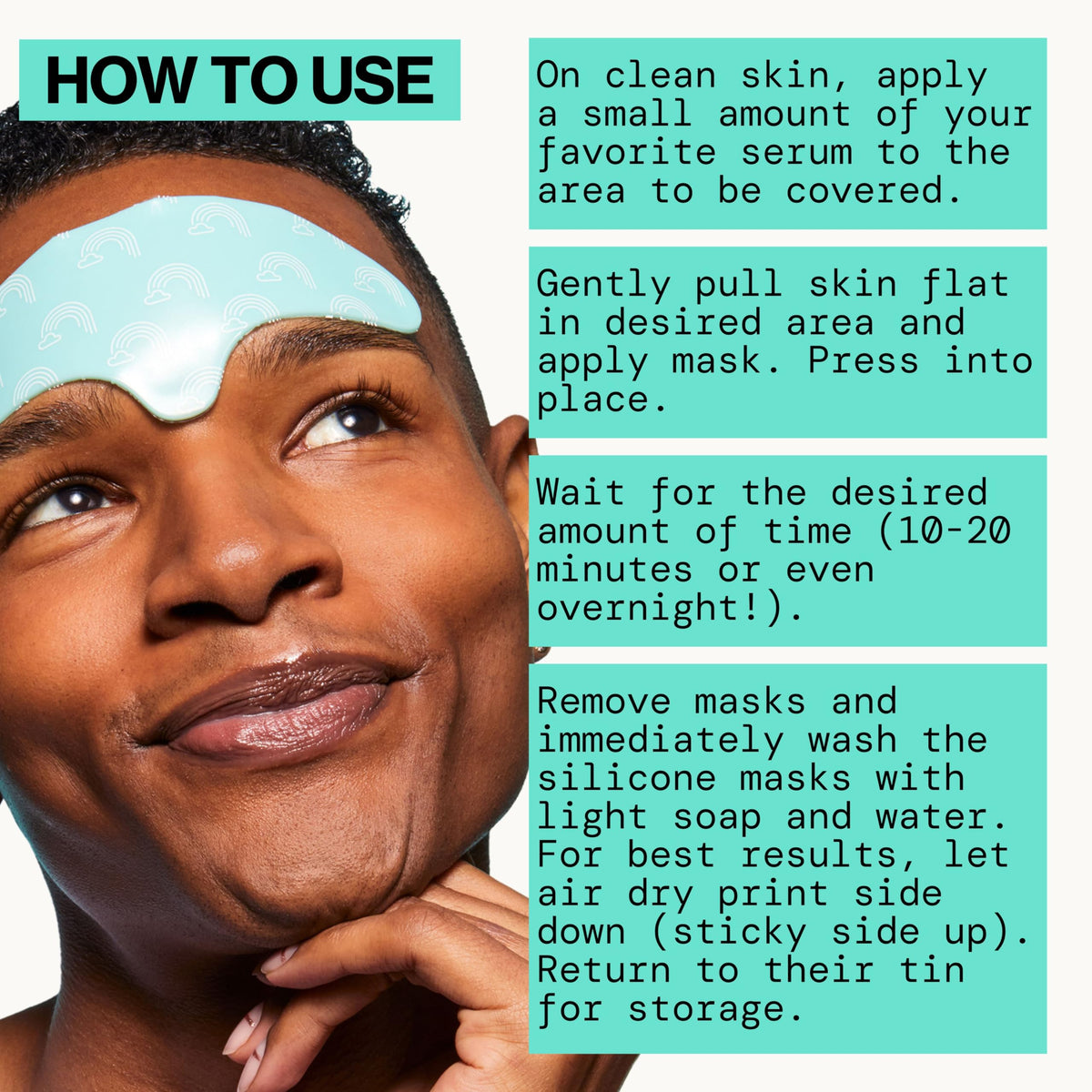 Pacifica Reusable Brow Mask – 100% Silicone Forehead Wrinkle Patch for Brow Lift, Reusable Anti-Wrinkle Pad Smooths Frown Lines, Vegan, Fragrance-Free, Vegan & Cruelty-Free, 1 Piece
