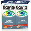 Buy now Ocuvite Eye Vitamin & Mineral Supplement, Lutein & Antioxidant Vitamins A, C & E, Zinc for Eye Health & Support, Vitamins for Eyes, 60 Tablets 120 Count (Pack of 2) at indiglob india
