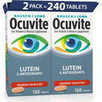 Buy now Ocuvite Eye Vitamin & Mineral Supplement, Lutein & Antioxidant Vitamins A, C & E, Zinc for Eye Health & Support, Vitamins for Eyes, 60 Tablets 120 Count (Pack of 2) at indiglob india