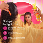 amika frizz-me-not hydrating anti-frizz treatment | lightweight hydrating spray for medium to thick coarse hair types 2a-4c, humidity + heat protection, smooth frizz for up to 3 days