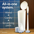 Buy now CLOROX ToiletWand Toilet Bowl Cleaner- Toilet Brush, Storage Caddy and 16 Disinfecting Refill Heads at indiglob india