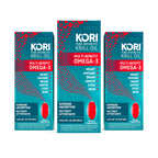 Kori Krill Oil Omega 3 Supplement, Antarctic Krill Oil with Superior Absorption vs Fish Oil, 1200mg Softgels,EPA & DHA, 30 Softgels