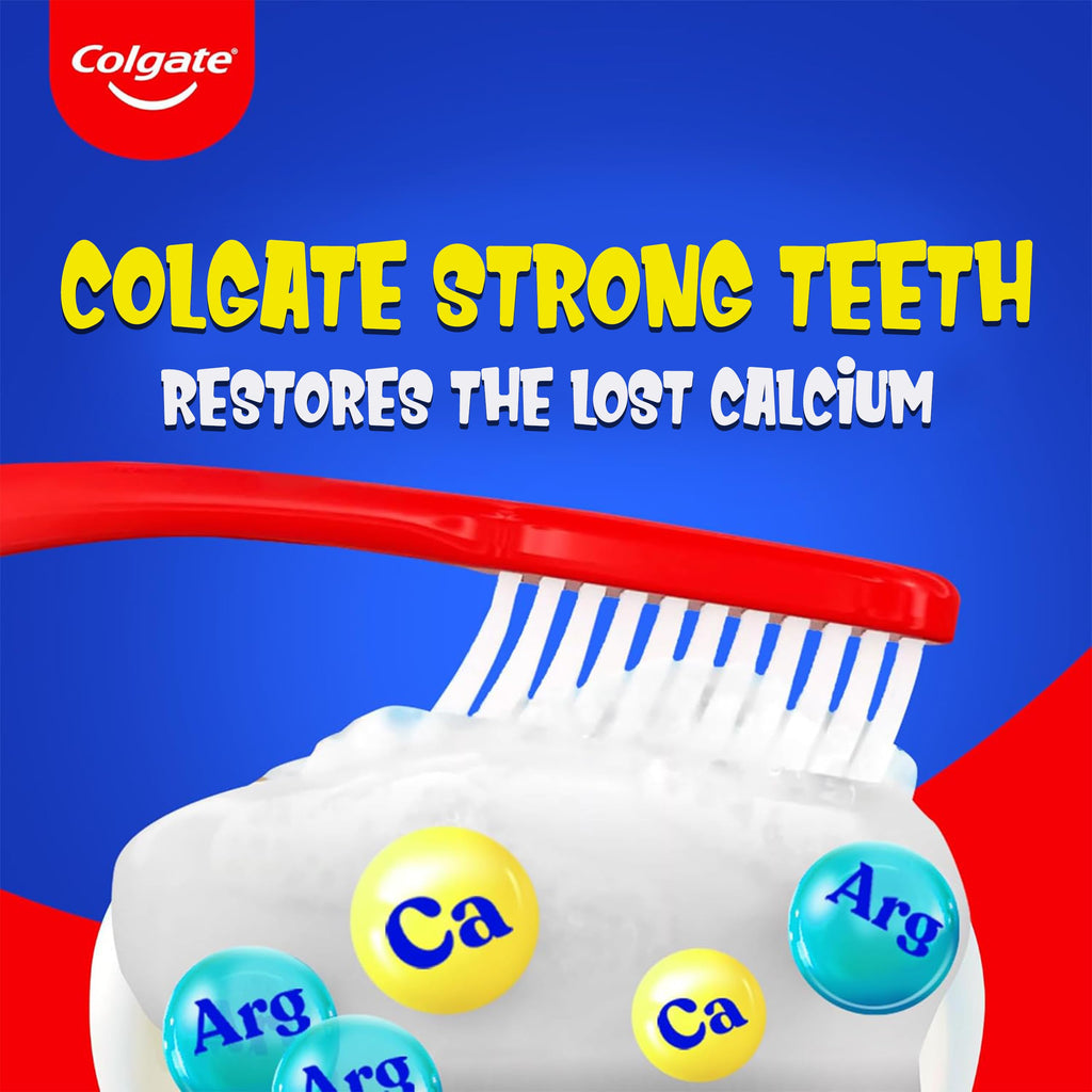 Colgate Kids Cavity Protection Fluoride Toothpaste, 6 Pack, Bubble Fruit Flavor, Children's Toothpaste, for Ages 2+, Sugar Free, No Artificial Preservatives, Travel Size 0.85 oz Each