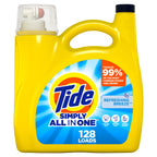 Buy now Tide Simply All-In-One Liquid Laundry Detergent, Refreshing Breeze Scent, 6 Loads, 10 fl oz Model B0CPTG25CB at indiglob india