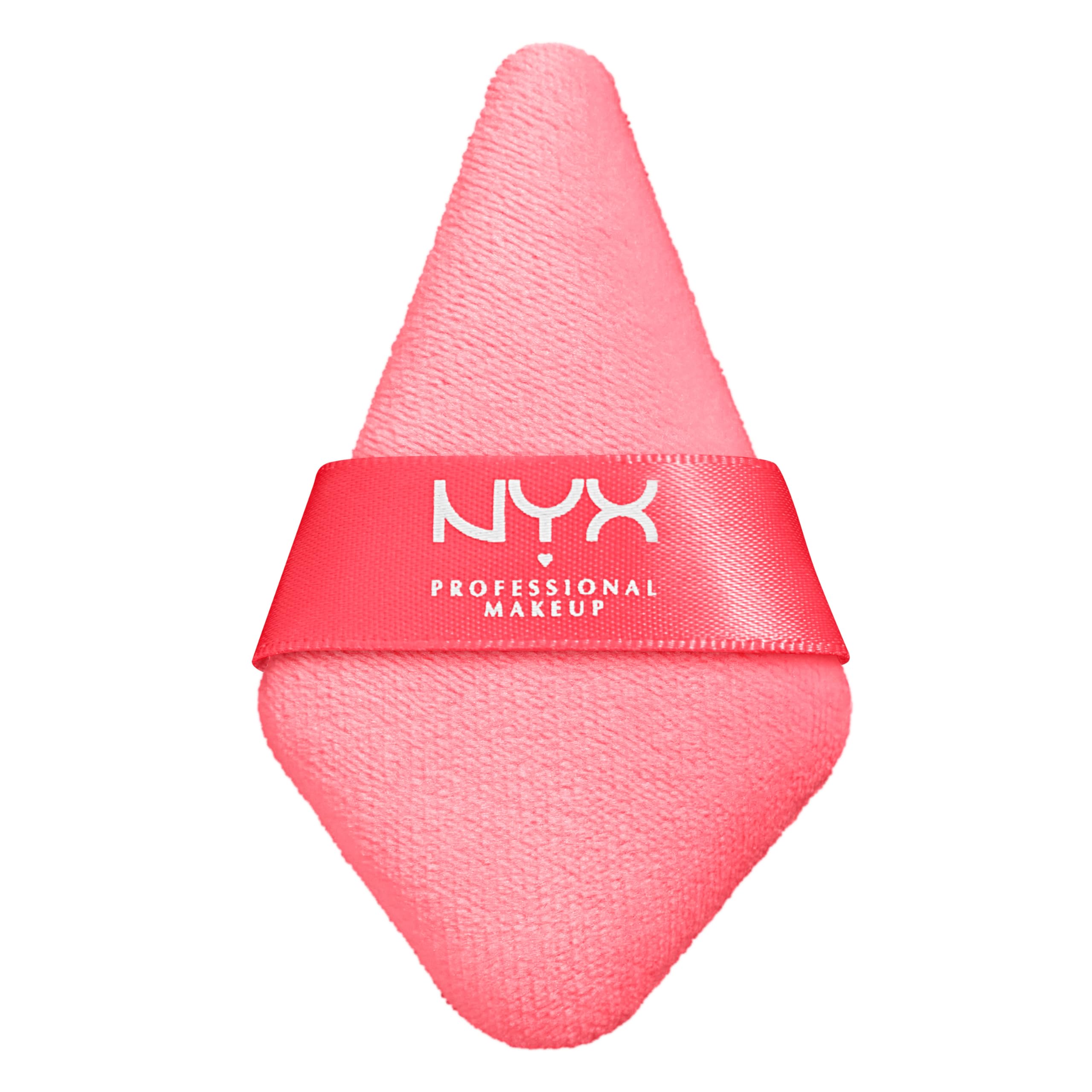 Buy now NYX PROFESSIONAL MAKEUP Wonder Setting Powder Puff Applicator, Soft, Reusable Triangle Powder Puff For Applying Loose Or Pressed Powders, Baking, and Brightening, 1 Count at indiglob india