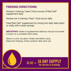 Horse Health Red Cell, Liquid Iron-Mineral Supplement 1 Qt, 16-Day Supply