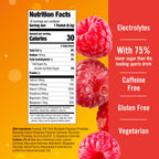 Emergen-C Hydration+ Vitamin C Sports Drink Mix, Raspberry, 18 Packets | Electrolytes for Hydration, 75% Less Sugar, Non-GMO, Vitamin C, Zinc and Manganese, Sports Formula