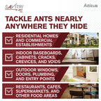 Atticus Savitri Ant Gel Bait (4 x 30 Grams) - Indoor and Outdoor Ant Killer