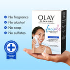 Olay Makeup Remover Wipes, Daily Facials Deep Clean Face Cleanser for Normal to Oily Skin, Alcohol & Fragrance Free, Soft Face Wash Towels, Travel Essentials for Women, Convenient Dry Cloths, 66 ct