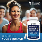 Dr. Berg Magnesium Glycinate 150ct – 4-in-1 Chelated for Muscle, Nerve, Sleep & Stress Support*– w/ D3, B6 & Zinc – 4X Lab-Tested – No Fillers – Formulated in USA, GMP-Certified