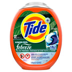 Buy now Tide Power Pods with Febreze Laundry Detergent Pacs, 45 Count, Botanical Rain Scent, All-Day Freshness at indiglob india