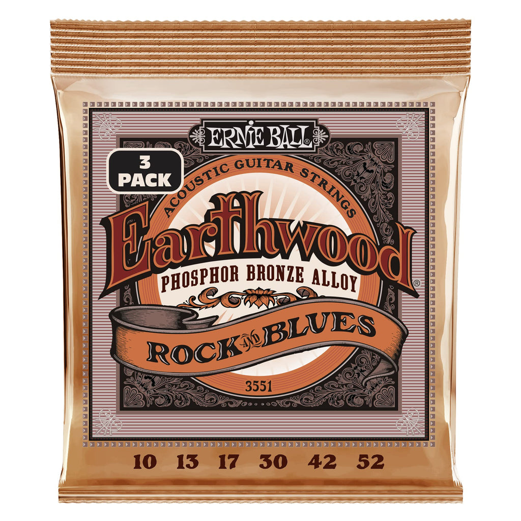 Buy now Ernie Ball Earthwood Medium Light Phosphor Bronze Acoustic Guitar Strings, 12-54 Gauge (P02146) at indiglob india