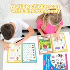 Large Magic Grooved Writing Practice Books for Kids 3-8 Learn to Write