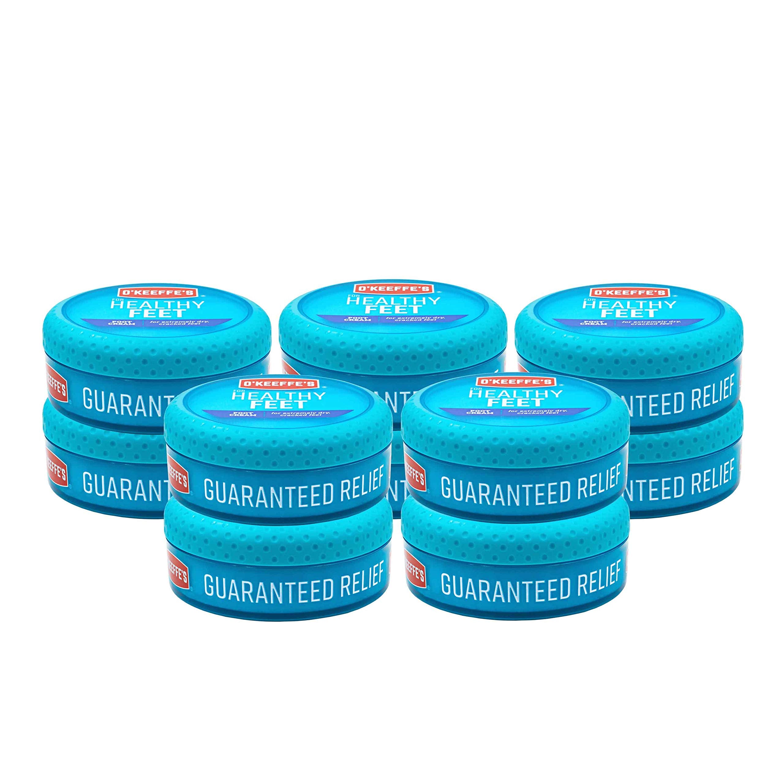 O'Keeffe's Healthy Feet Foot Cream, 3.2 oz Jar, 1-Pack For Extreme Dryness | Repairs Extremely Cracked, Dry Feet, Retains Moisture Levels, Hypoallergenic, Non-Greasy, Instantly Boosts Moisture
