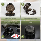 Bates- Stove Knob Safety Covers, 5 Pack Black Universal Size