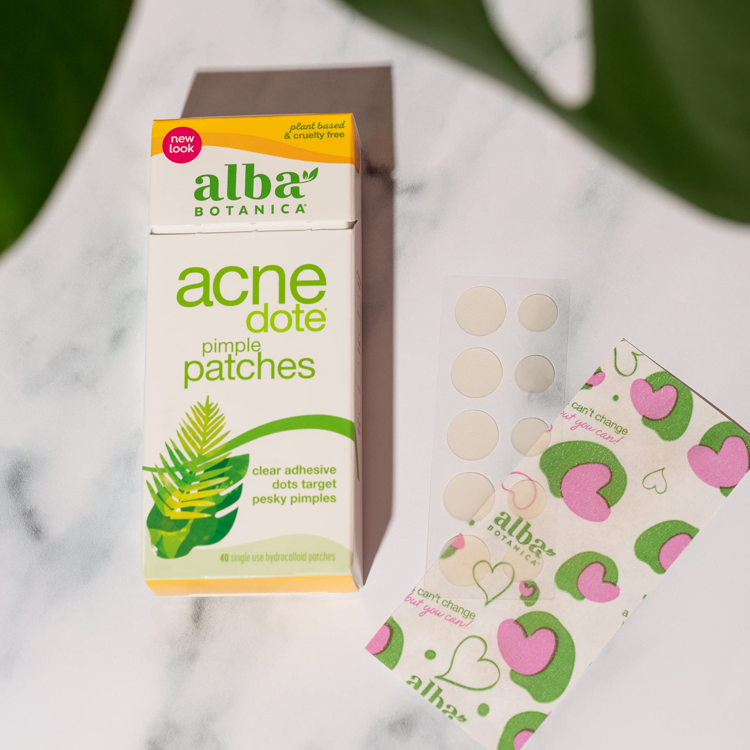Buy now Alba Botanica Acnedote Pimple Patches for Face - Pimple, Spot Patches - Hydrocolloid Skincare Patches - 40 Count at indiglob india