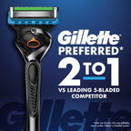 Gillette Fusion5 ProGlide Men's 5-Blade Razor Blade Refills with Precision Trimmer, 10 Count