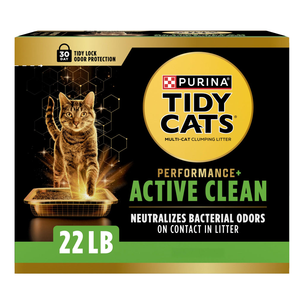 Purina Tidy Cats Performance Plus Cat Litter, Active Clean, 22 lb Box