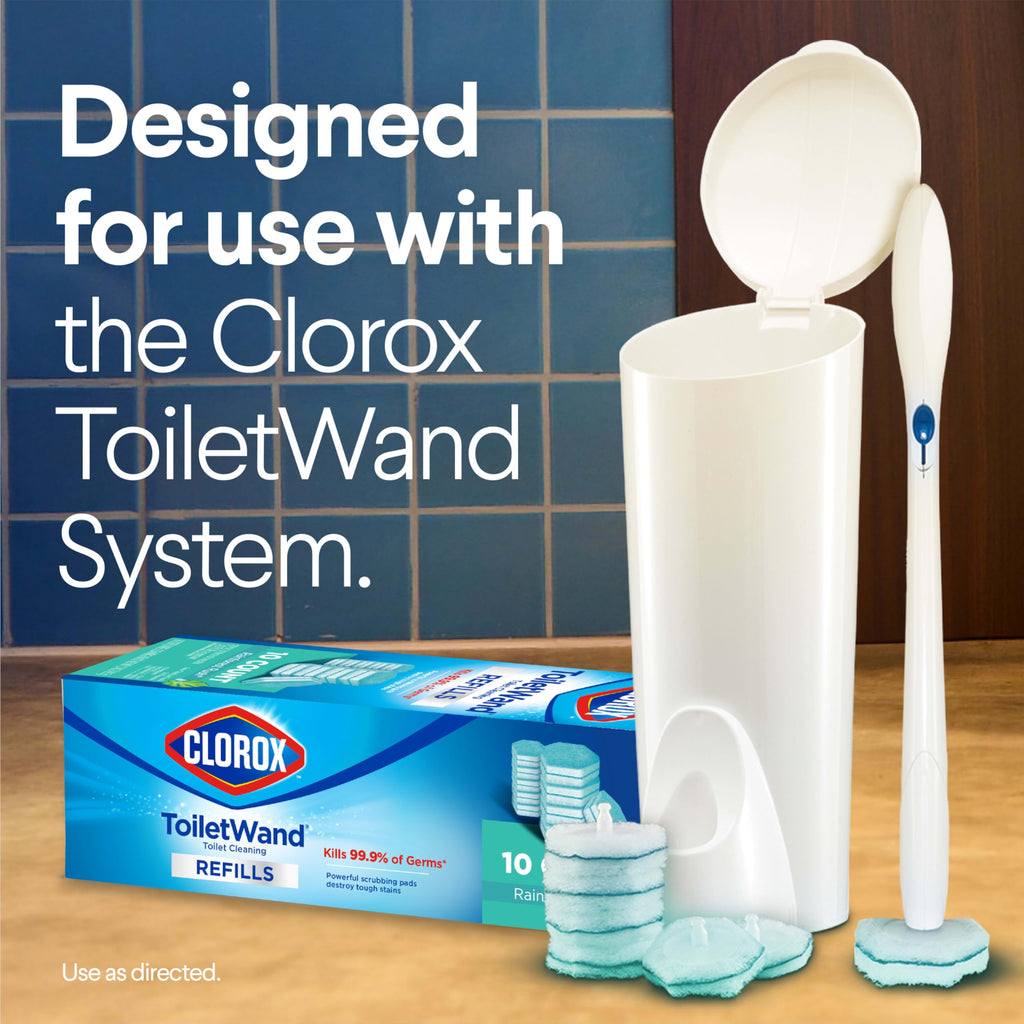 Buy now Clorox ToiletWand Toilet Cleaner Refills, Toilet brush, Rainforest Rush, 20 Count at indiglob india