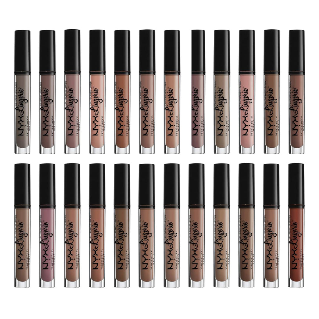 Buy now NYX PROFESSIONAL MAKEUP Lip Lingerie Matte Liquid Lipstick - Scandalous (Teal With Silver Shimmer) at indiglob india