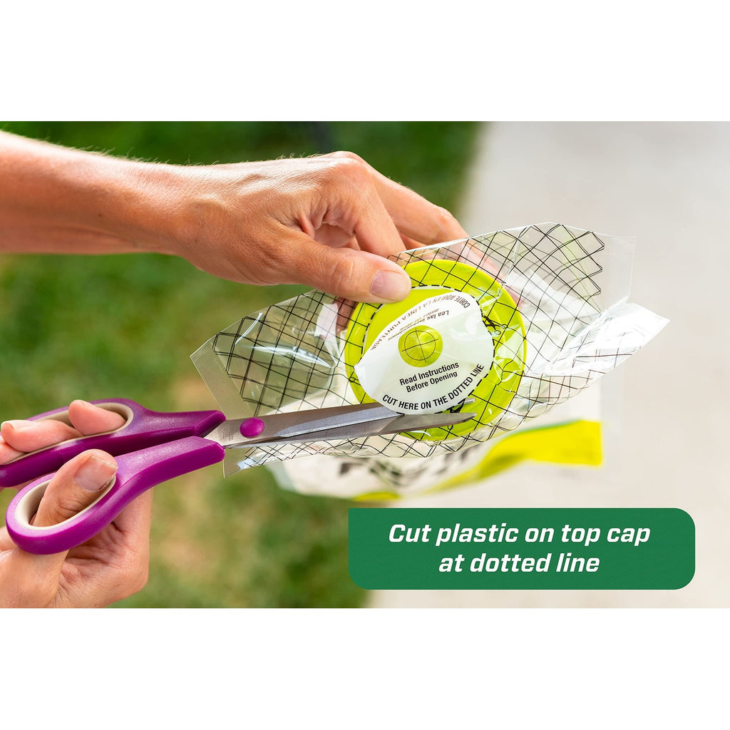 RESCUE! Big Bag Fly Trap – Disposable, Outdoor Use - 4 Traps