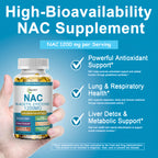 NAC Supplement N-Acetyl Cysteine | High Absorption NAC 1200mg Softgels for Liver & Kidney Detox, Immune Support & Antioxidants | Vegan Capsules | 2 Month Supply | Non-GMO | Gluten Free | 120 Count