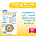 Plink Garbage Disposal Cleaner & Deodorizer, Citrus Freshener, 20 Count