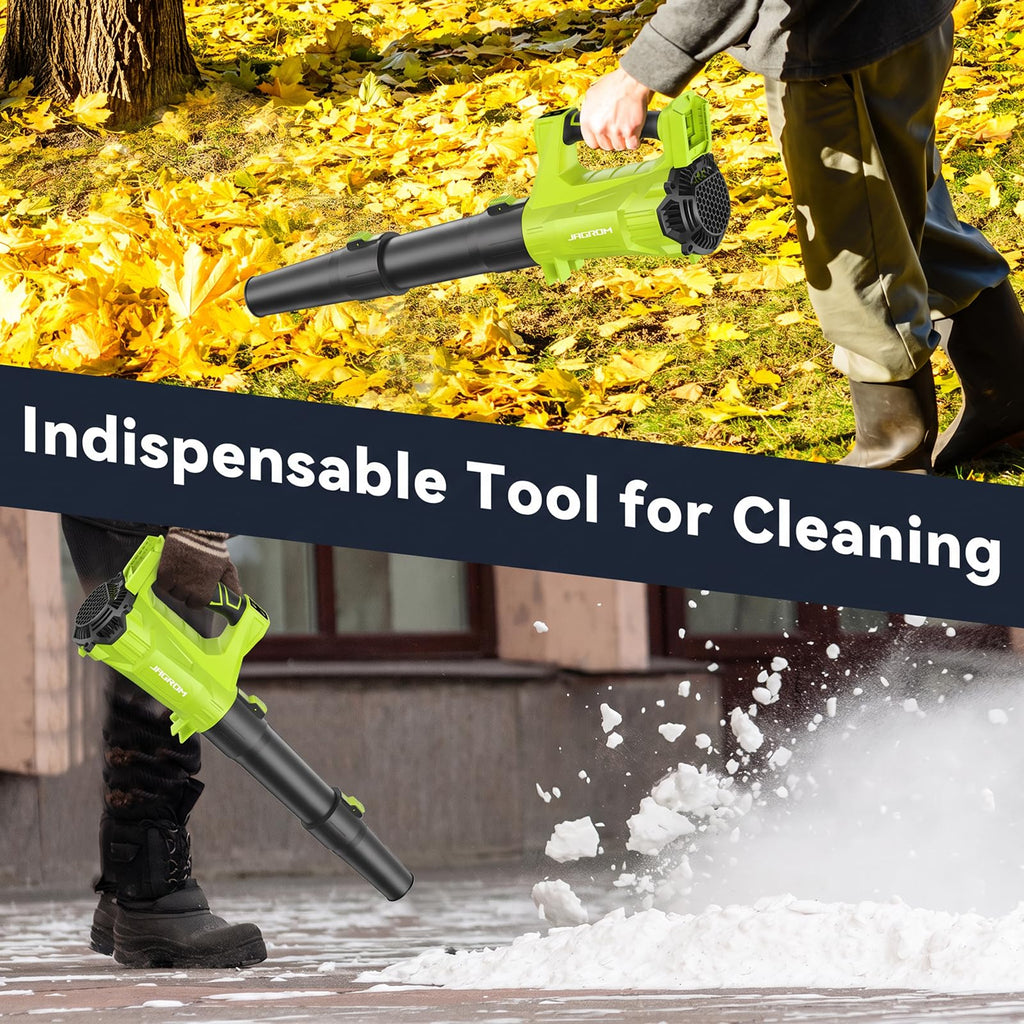 Electric Leaf Blower Cordless with 3.0Ah Battery and Charger, 680CFM 230MPH