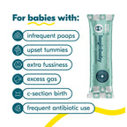 Begin Health Beginbaby® Prebiotics and Probiotics for Infants 0-12 Months | Baby Formula Prebiotic + Probiotic Powder with 2'-FL HMO's & B. Infantis for Optimal Digestion | 28-Packs - Unflavored