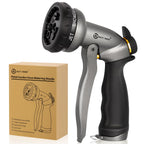 Buy now AUTOMAN-Garden-Hose-Nozzle, ABS Water Spray Nozzle with 7 Adjustable Watering Patterns, Slip Resistant for Watering Plants, Lawn& Garden, Washing Cars, Cleaning, Showering Pets & Outdoor Fun. at indiglob india