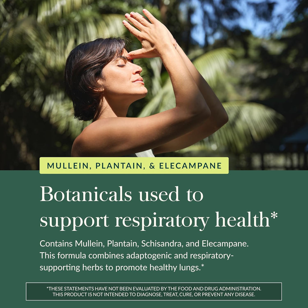 Buy now Gaia Herbs Mighty Lungs - Lung Support Supplement to Help Maintain Overall Lung & Respiratory Health* - With Mullein, Plantain, Schisandra & Elecampane - 60 Vegan Liquid Phyto-Capsules (30-Day Supply) at indiglob india