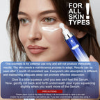 Eye Serum with 8% Caffeine & 8% Retinol Under Eye Cream 0.5 Fl Oz | Hyaluronic Acid Niacinamide & Peptides 360° Cooling Roller for Dark Circles Puffiness Fine Lines & Wrinkles,