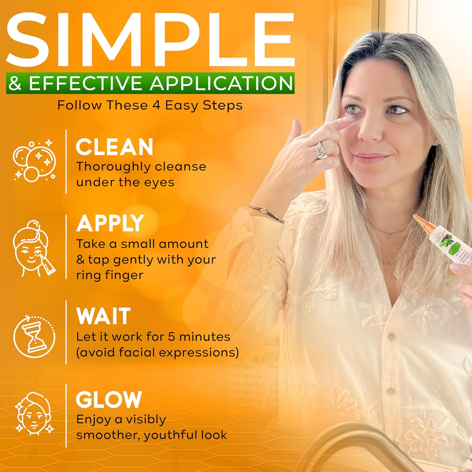 Buy now Puffy Eye Treatment Instant results â€“ Naturally Eliminate Wrinkles, Puffiness, Dark Circle and Bags in Minutes â€“ Hydrating Eye Cream w/ Green Tea Extract, Dead Sea Minerals by SEAMANTIKA â€“ .8 fl.oz. at indiglob india