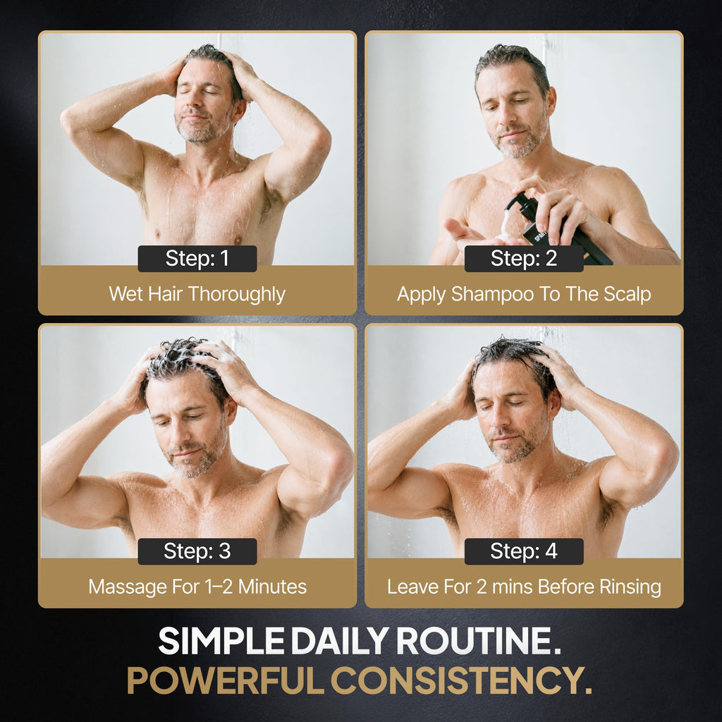 SPARTAN™ Root Activator Shampoo For Men - Hair Growth Shampoo for Hair Loss and Thinning Hair