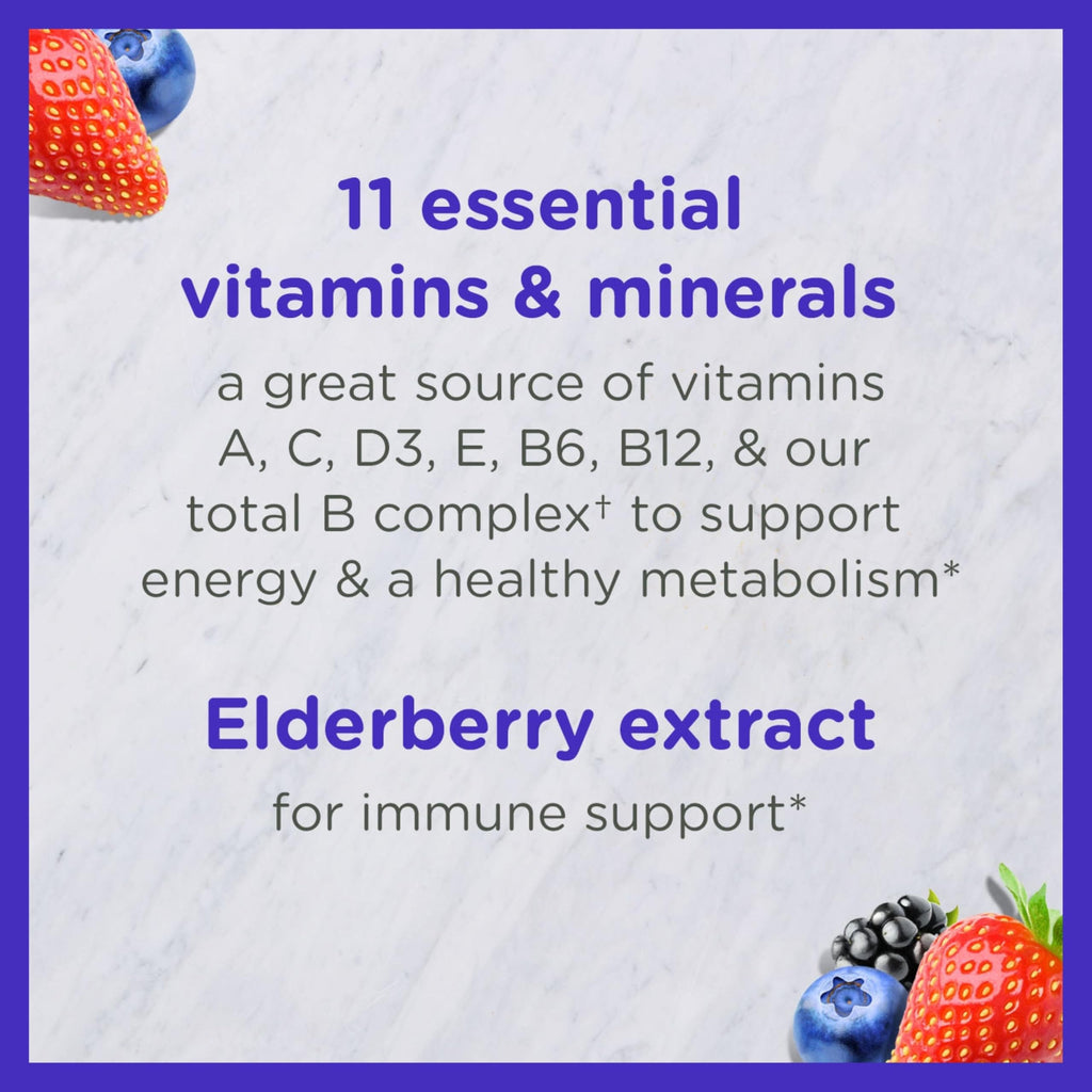 Zarbee's Kids Complete Multivitamin Gummies + Immune Support, 70 ct | For Kids Ages 2+, Children Vitamins Gummy, Vitamin A C D3 E B6 B12, Folic Acid & Total B-complex
