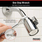 Buy now RIDGID 27023 Model 2002 One Stop 2-in-1 Wrench for Angle Stops, Straight Stops, and Compression Couplings at indiglob india