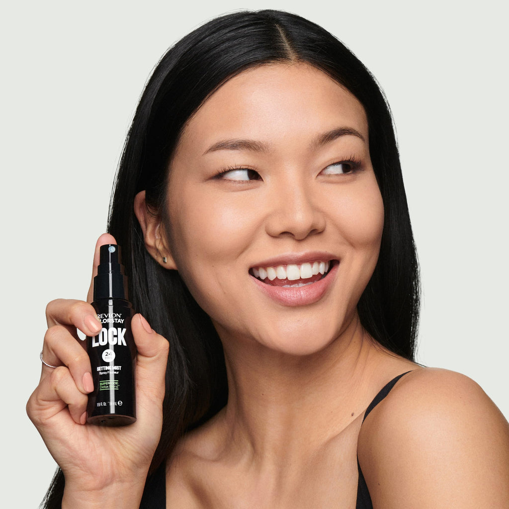 Buy now Revlon Colorstay 24 Hr Lock Setting Mist, Keeps Face Makeup from Melting & Fading, Mattifying, Blurring & Oil Absorbing Spray, Transfer-Proof & Mask Friendly, 1.9 fl oz at indiglob india