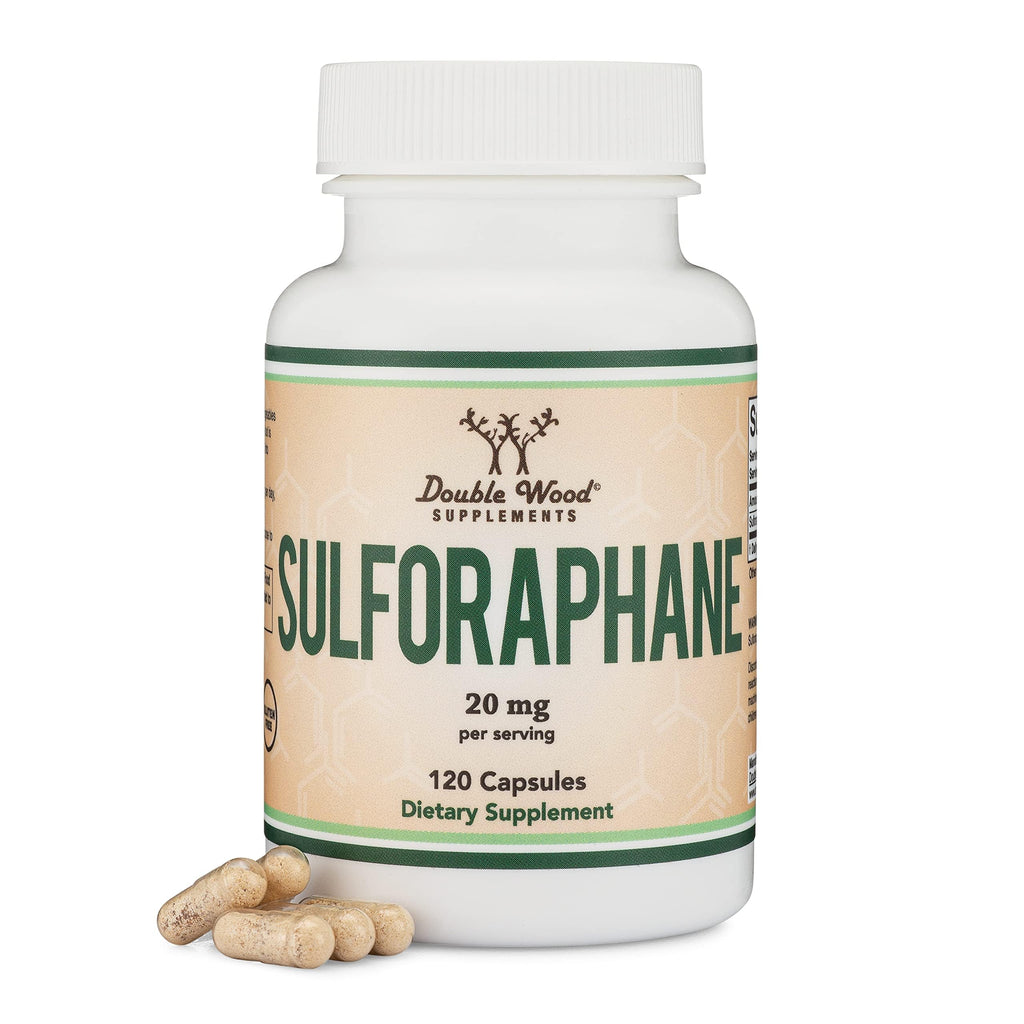 Sulforaphane Glucosinolate 20mg, Antioxidant + Detox, 120 Capsules
