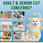 VICSOM Taurine for Cats, Cat Supplements for Heart & Vision, 500 Chews